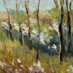 impressionist detailed landscape