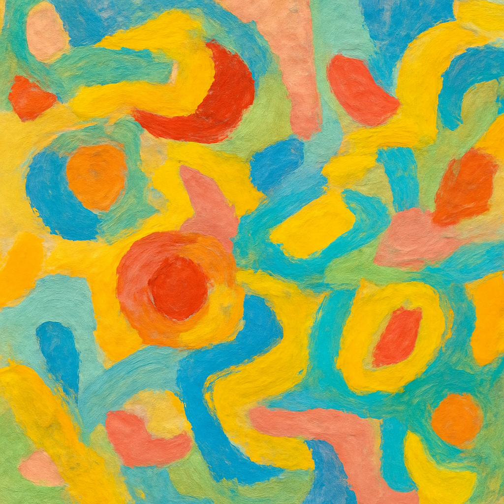 impressionist playful abstract