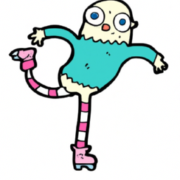 cartoon playful fantasy creature