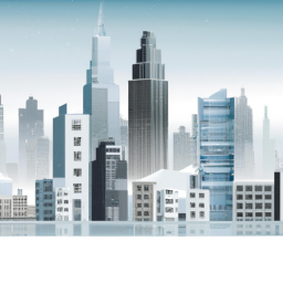 realistic serene cityscape