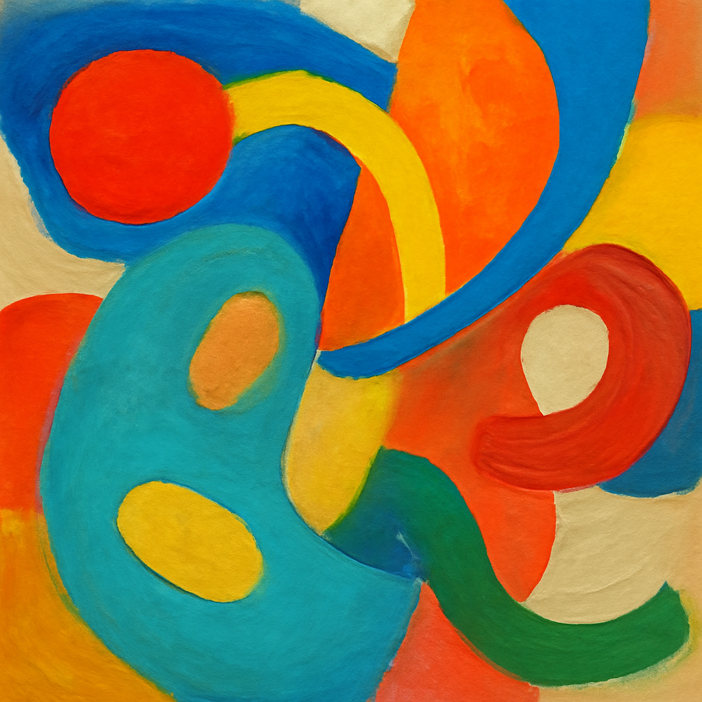 realistic playful abstract