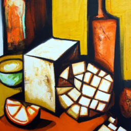 cubist detailed still life