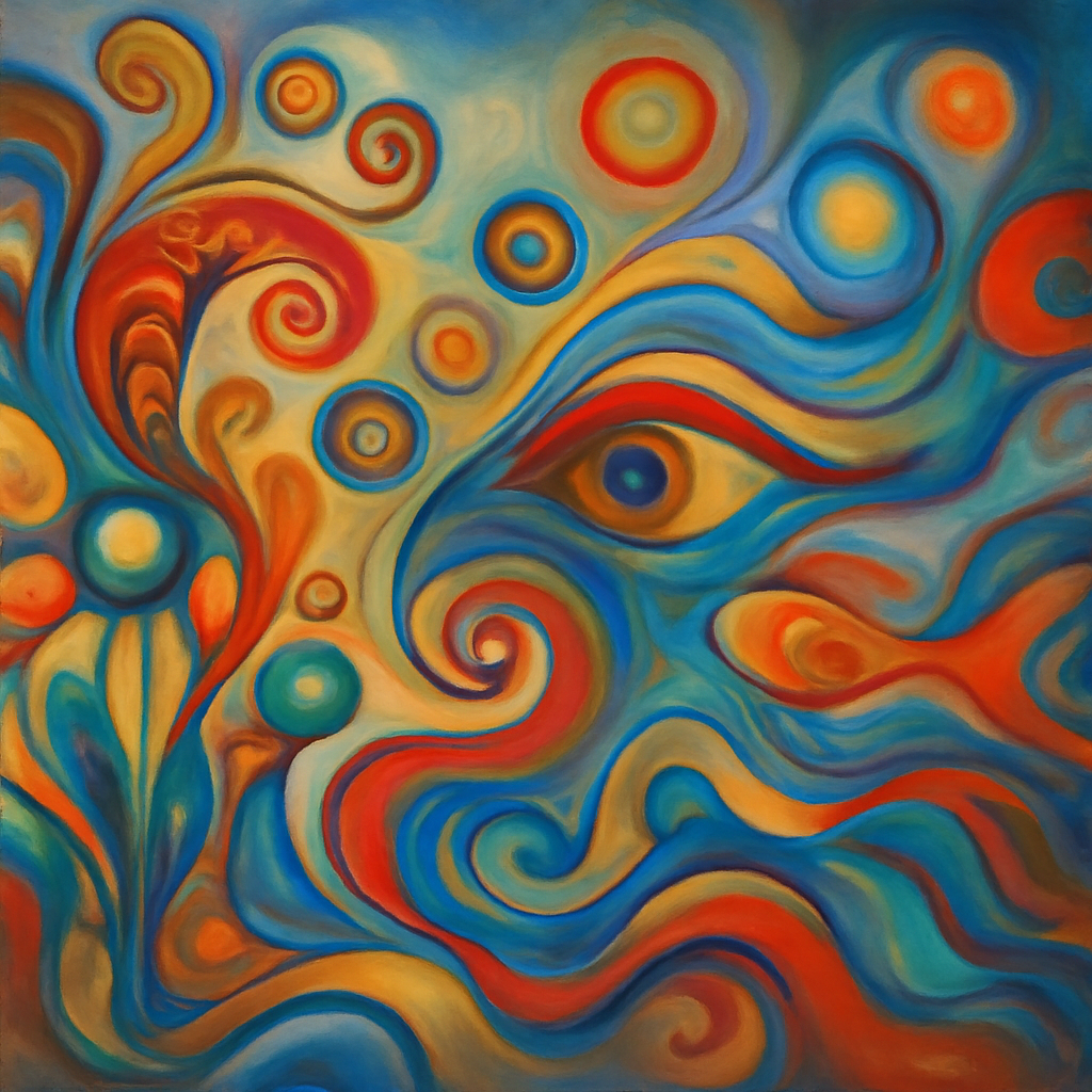 realistic whimsical abstract