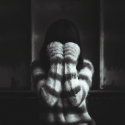 minimalist moody portrait