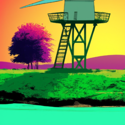pop art surreal landscape