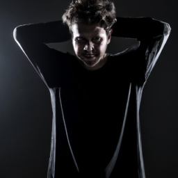 expressionist moody portrait