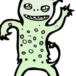 cartoon detailed fantasy creature